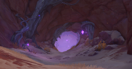 Genshin - Hadramaveth Cave Entrance - The Sands of Three Canals 3