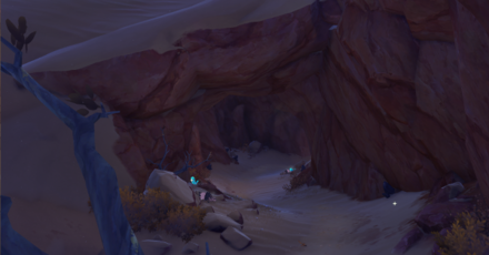 Genshin - Hadramaveth Cave Entrance - Dunes of Steel
