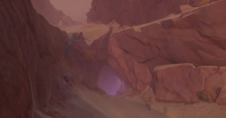 Genshin - Hadramaveth Cave Entrance - The Sands of Al-Azif 1