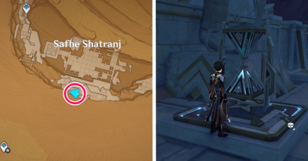 Genshin - Hadramaveth Primal Sandglass - Location 1