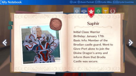 Fire Emblem Engage - How to Recruit Saphir