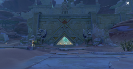 Genshin - Sumeru Cave Entrance - Khaj-Nisut 1