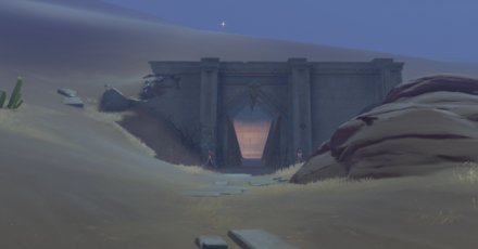 Genshin - Sumeru Cave Entrance - The Dune of Elusion 2