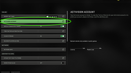 Modern Warfare 2 - Select Activision Account ID