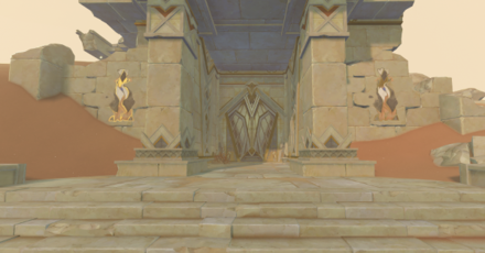 Genshin - Sumeru Cave Entrance - The Dune of Magma 3