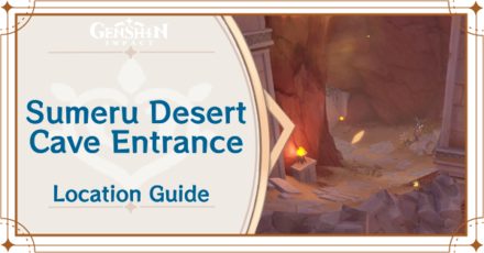 Genshin Impact - Sumeru Cave Entrance Location