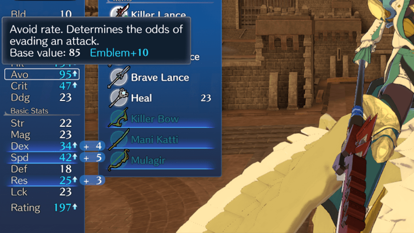 Fire Emblem Engage - Speed Increases Boosts Avoid