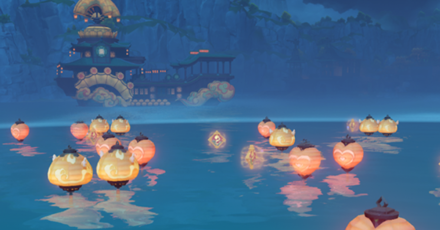 Genshin - Vigilance at Sea - The Floating Lanterns
