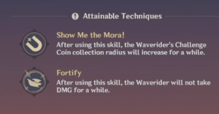 Genshin - Thrumming Waves Techs