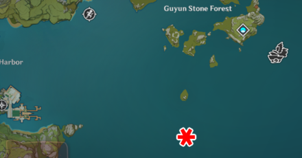 Genshin - Vigilance at Sea - Crossing the Thrumming Waves Location