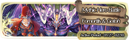 Mythic Hero Battle: Fomortiis & Gotoh Banner