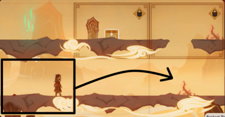 Genshin - Over Peaks Scene 1 Step 1