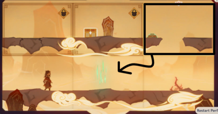 Genshin - Over Peaks Scene 2 Step 1