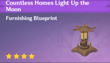 Genshin Impact - How to Get Countless Homes Light Up the Moon Furnishing