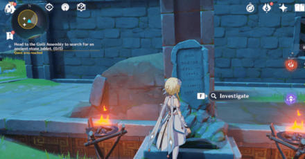 Genshin - Soraya Story and Profile - Stone Tablets in Guili Plains