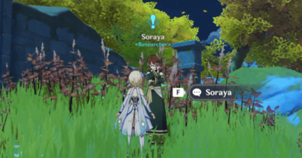 Genshin - Soraya Story and Profile - Treasure Lost, Treasure Found Quest