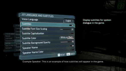 Dead Space Remake - Turn On Subtitles