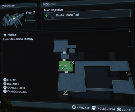 Dead Space Remake 2023 - Chapter 2 Power Node 2 Map