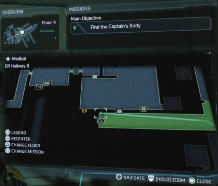 Dead Space Remake 2023 - Chapter 2 Power Node 3 Map