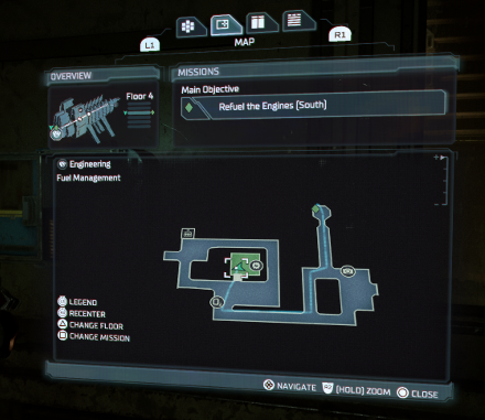 Dead Space Remake 2023 - Chapter 3 Power Node 1 Map