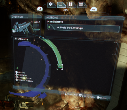 Dead Space Remake 2023 - Chapter 3 Power Node 2 Map