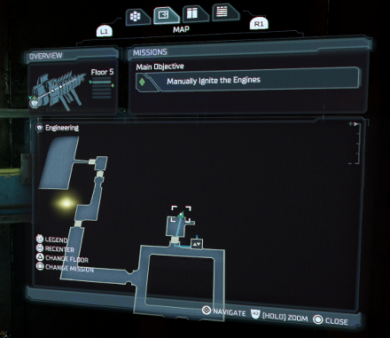 Dead Space Remake 2023 - Chapter 3 Power Node 3 Map