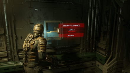 Dead Space Remake 2023 - Level 1 Security Clearance Lock 2 Location