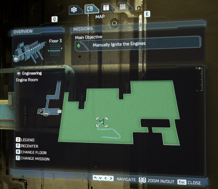 Dead Space Remake 2023 - Chapter 3 Power Node 4 Map