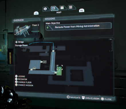 Dead Space Remake 2023 - Chapter 4 Power Node 2 Map