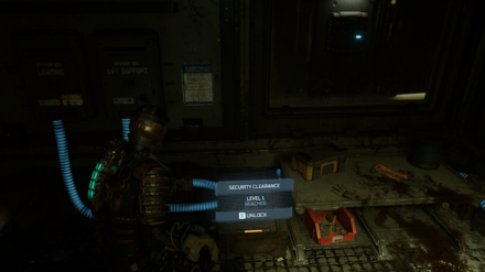 Dead Space Remake 2023 - Level 1 Security Clearance Lock 6 Location