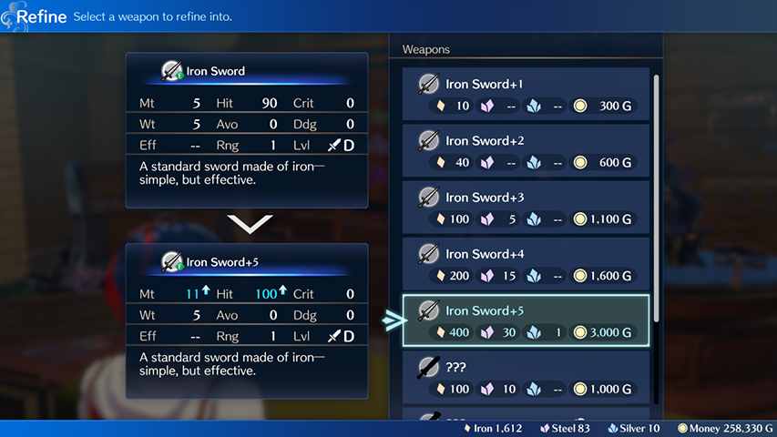 Fire Emblem Engage - Weapon Forging