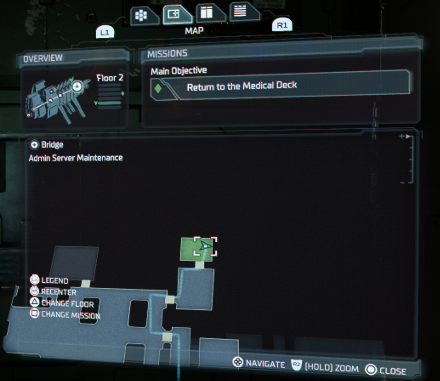 Dead Space Remake 2023 - Chapter 4 Power Node 3 Map