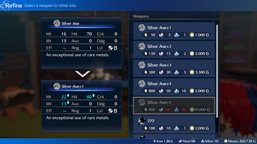 Fire Emblem Engage - Decrease Weapon Weight