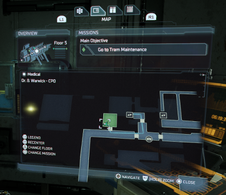 Dead Space Remake 2023 - Chapter 5 Power Node 1 Map