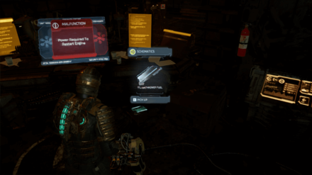 Dead Space Remake - Flamethrower Fuel Schematic In-Game Location