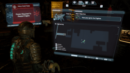 Dead Space Remake - Flamethrower Fuel Map Image