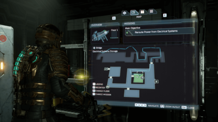 Dead Space Remake - P.C.S.I. Custom Magazine Map Image