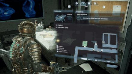 Dead Space Remake - Line Racks Map Image