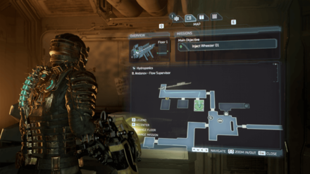 Dead Space Remake - Angled Launcher Map Image