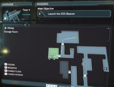 Dead Space Remake -  Chapter 7 Power Node 5 Map