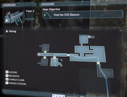 Dead Space Remake -  Chapter 7 Ruby Semiconductor Map (Secure Storage - Storage 01)