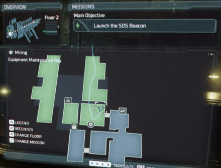 Dead Space Remake -  Chapter 7 Power Node 3 Map