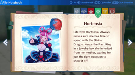 Fire Emblem Engage - Hortensia Paired Ending Description