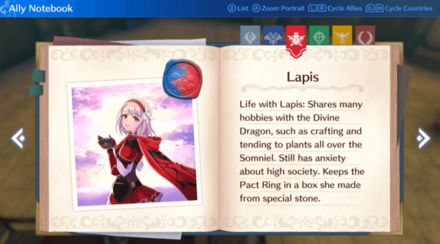 Fire Emblem Engage - Lapis Paired Ending Description