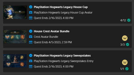 Hogwarts - House Cup Tasks