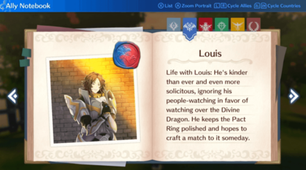 Fire Emblem Engage - Louis Paired Ending Description