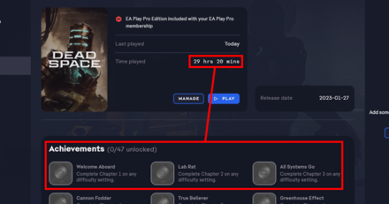 Dead Space Remake - Achievements Did Not Sync
