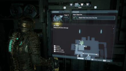 Dead Space Remake - High-Yield Grenades Map Image