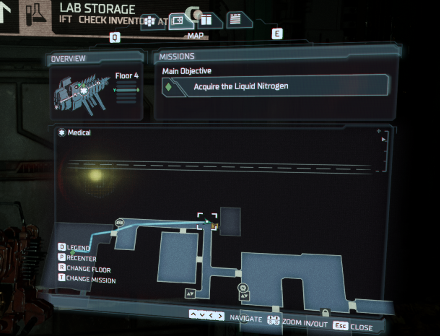 Dead Space Remake 2023 - Level 3 Security Clearance Lock 3 Map