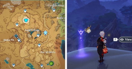 Genshin - Viewpoint in Land of Lower Setekh